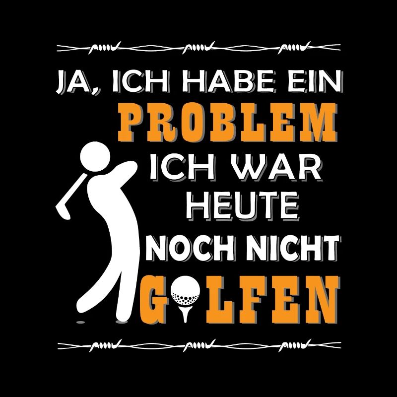 Golf golfen habe ein Problem Geschenk für Golfer