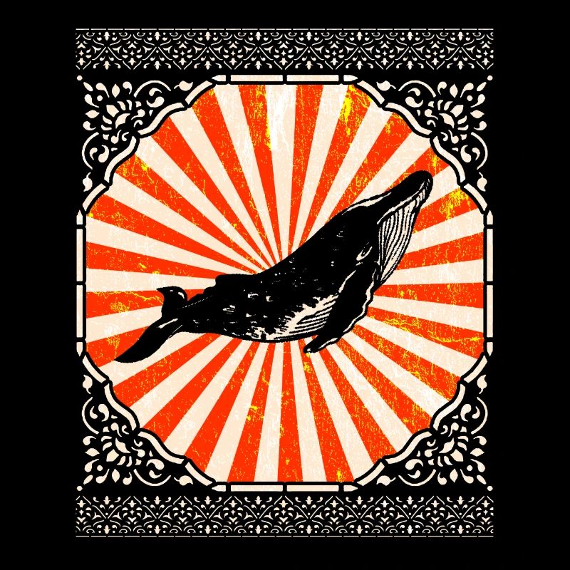 Wal Blauwal Buckelwal Orca Ozean Geschenk