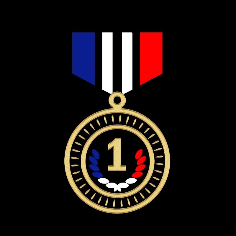 Red White Blue Medal