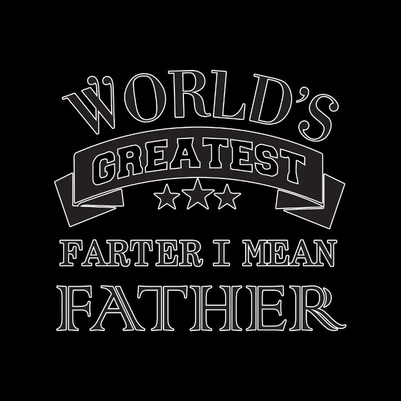 Weltbester Vater Spruch Design