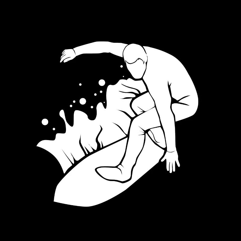 Surfers surfing