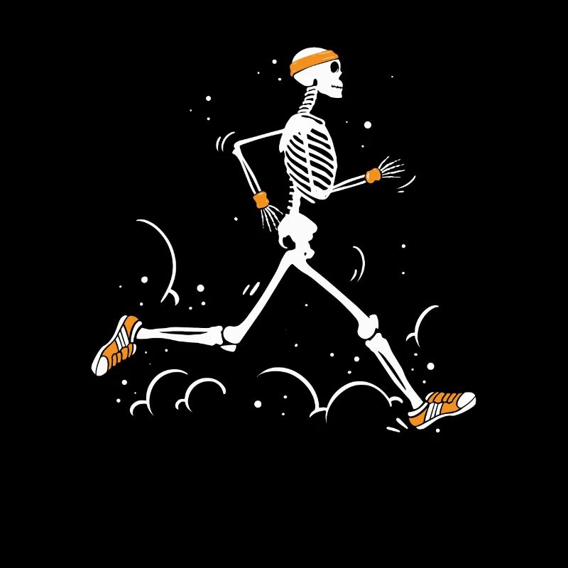 Skeleton runner headband