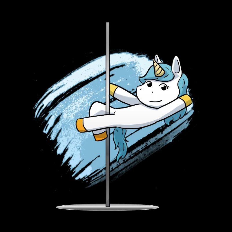 Einhorn Poledancing Pole Dancing Dancer