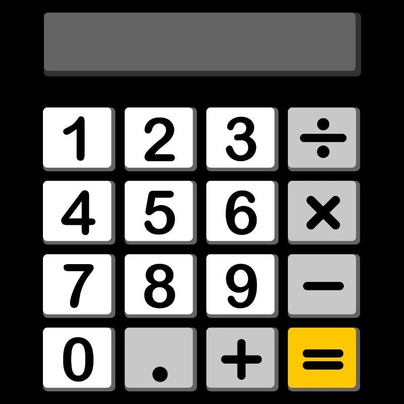 Calculatrice comme un carnaval et un costume de carnaval