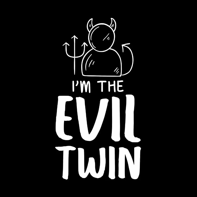 I'm the evil twin bad good twin siblings