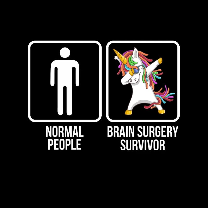 Einhorn Brain Surgery Survivor Hirntumor Krebs