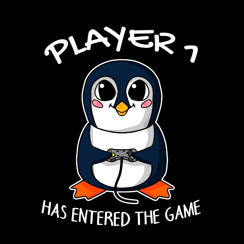 Premier bébé joueur 1 bébé pingouin enceinte