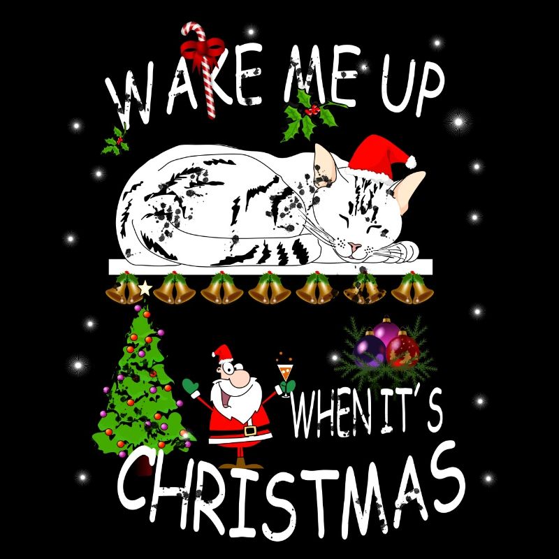 Frohes Fest mit Katze