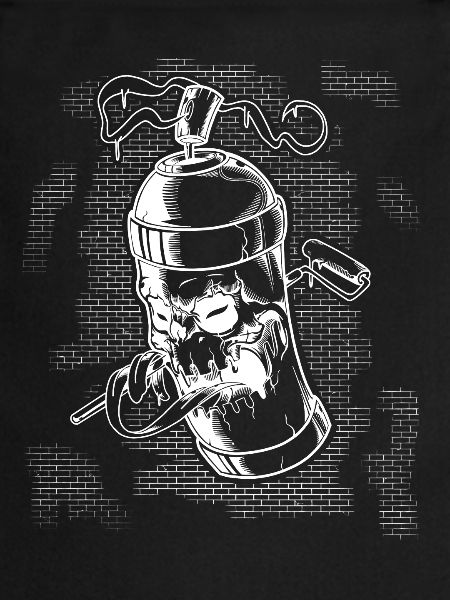 Graffiti spray can