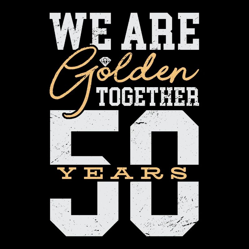 Wir Sind Goldenes Ehepaar 50 Zusammen