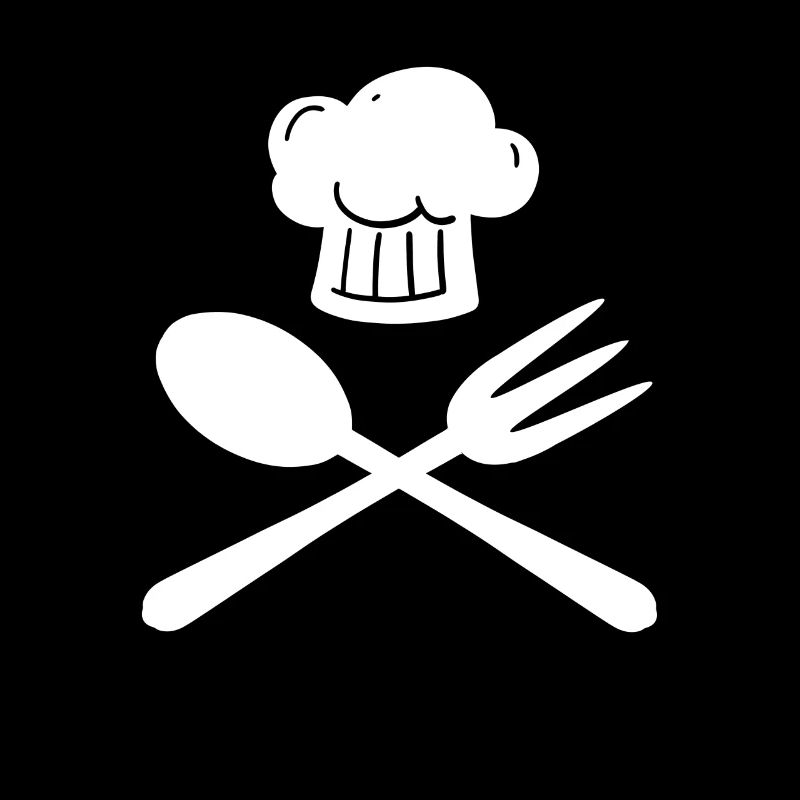 Cooking hat hobby chef cook spoon fork