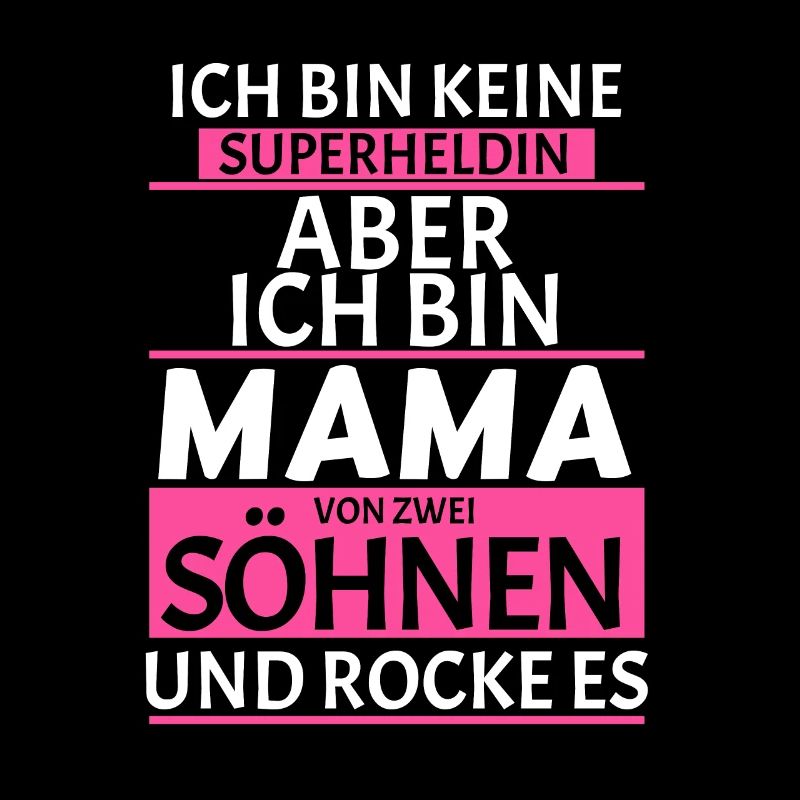 Mama von zwei Söhnen