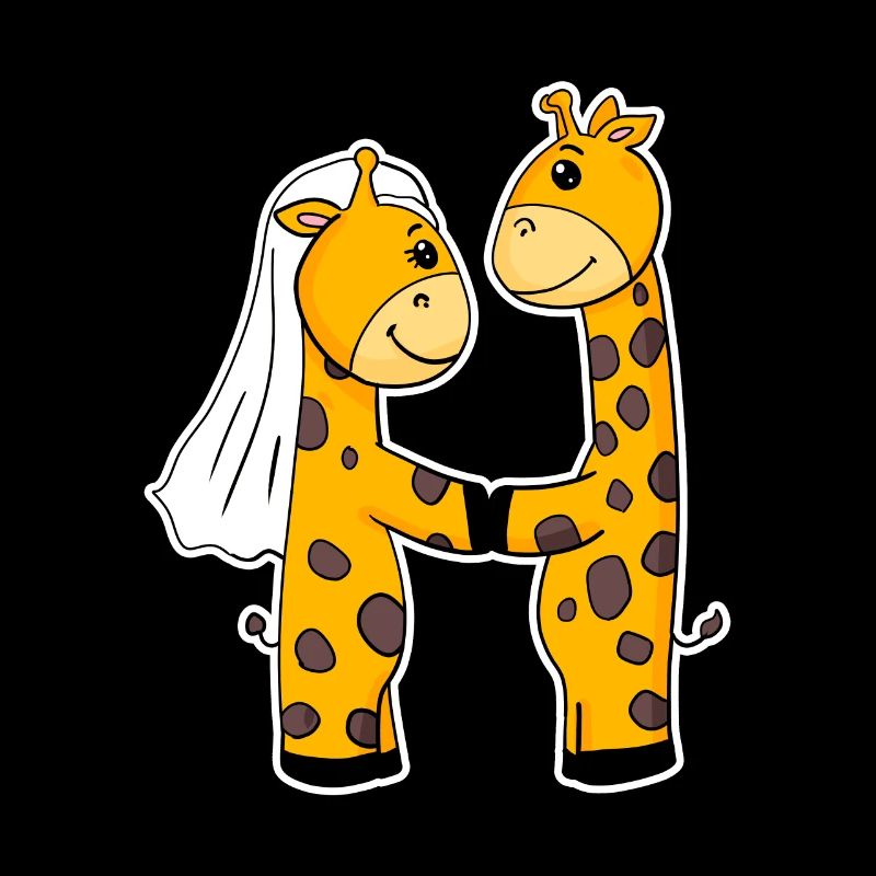 Married giraffes