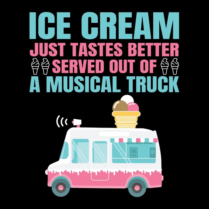 Eiswagen Eismann Eisverkäufer Eisdiele Eis Truck