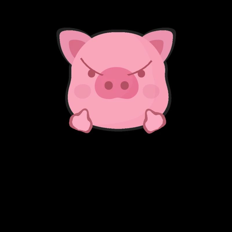 Schwein Mittelfinger