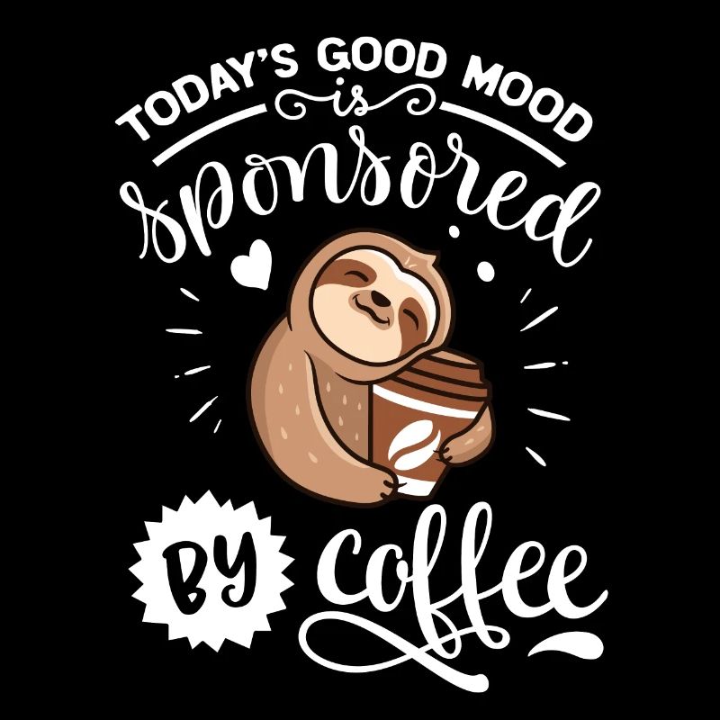 Coffee Sloth Good Mood Shirt