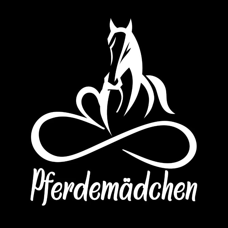 Pferdemädchen Unendlichkeit Logo