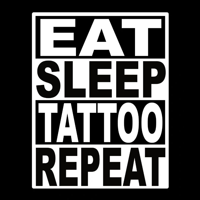 Manger le tatouage de sommeil Répéter