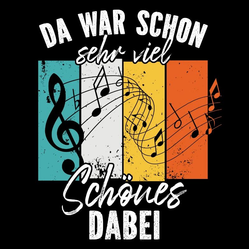 Chorleiter Dirigent Musiklehrer Musiker Retro Note