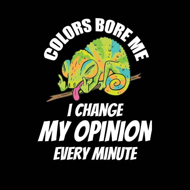 Caméléon Je change souvent d’avis