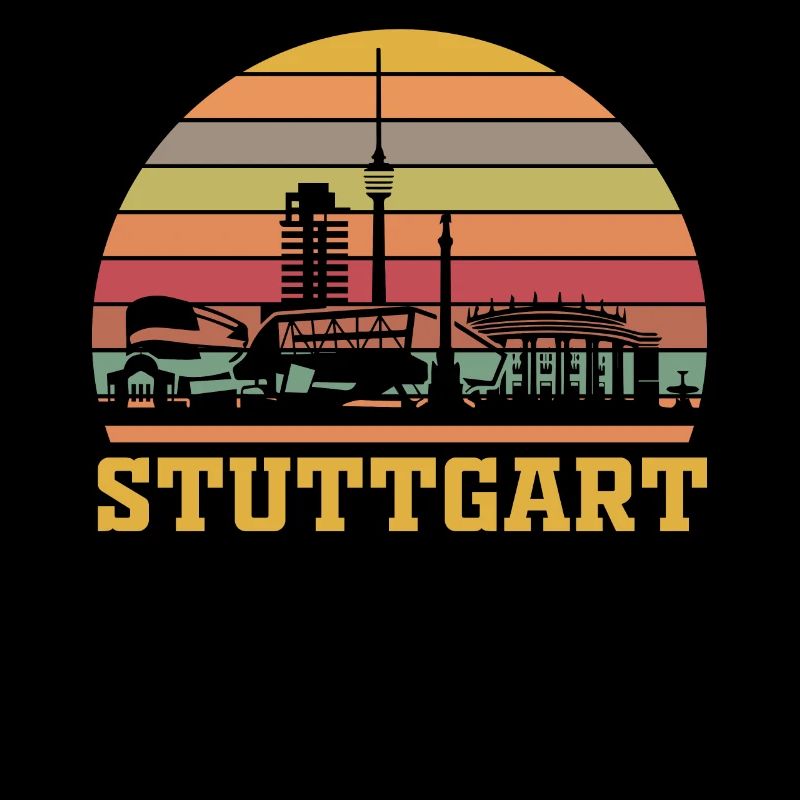 Stuttgart Retro | Stuttgarter Skyline Vintage