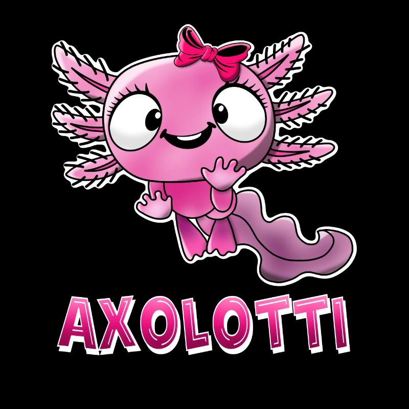 Axolotti Axolotl Mädchen
