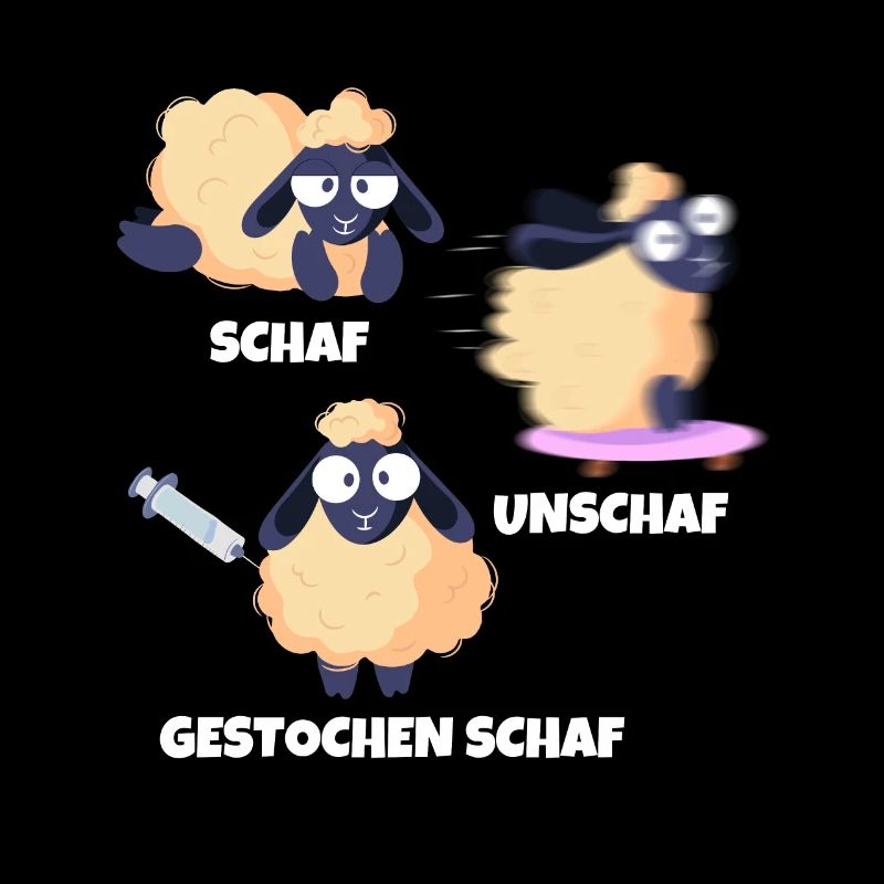 Schaf Unschaf Gestochen Schaf Wortspiel