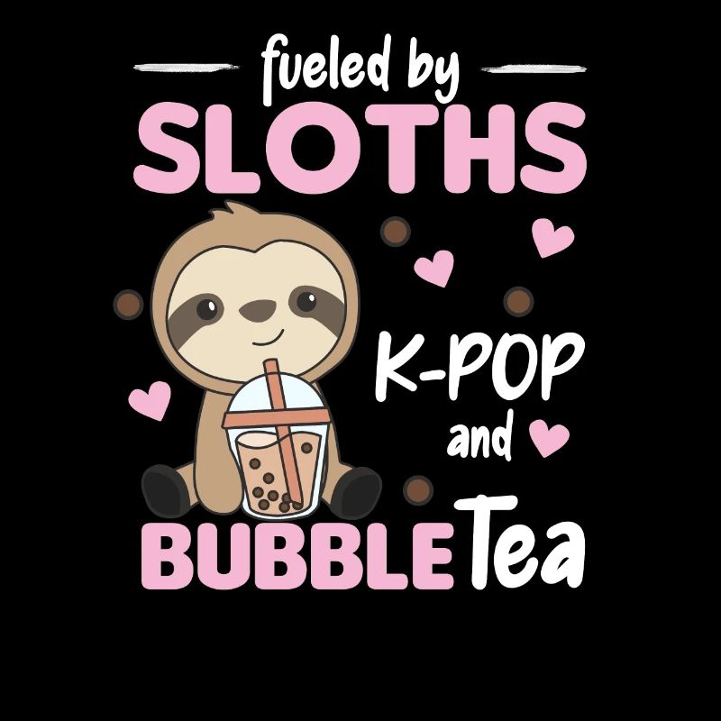 Bubble Tea Sloth Chocolate Sweet Animals Boba