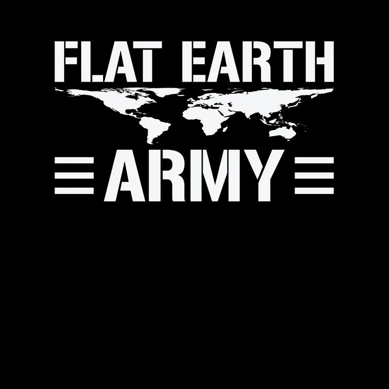 Flache Erde – Armee-Statement