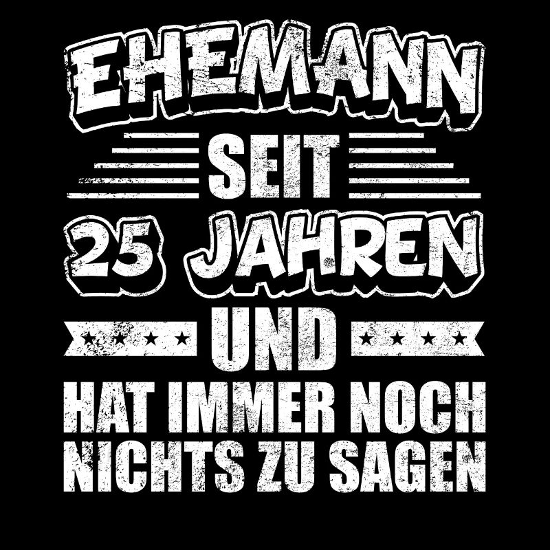 Silberhochzeit Hochzeitstag Ehemann Partnerlook