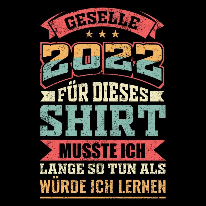 Geselle Abschlussprüfung Retro Geschenk