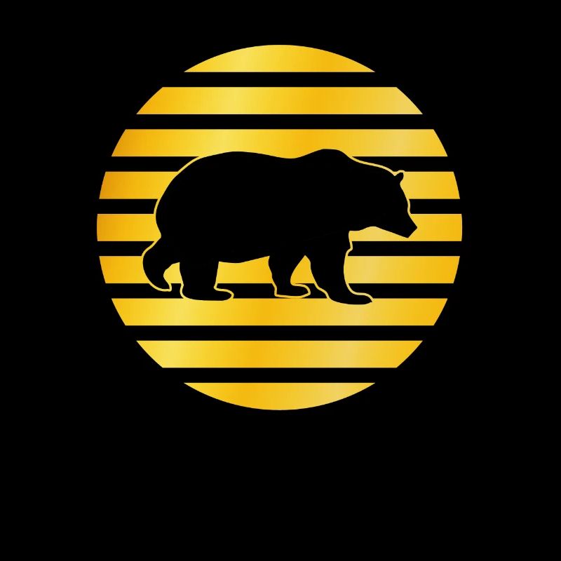 goldenes Bär Eisbär Logo