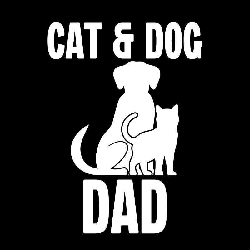 Papa chat et chien