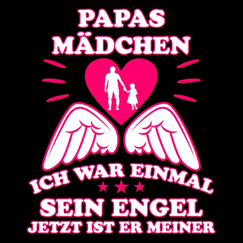 Papa Spruch Mädchen Engel Vater Männer Geschenk