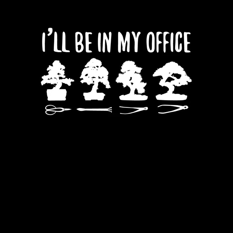 Conception de bonsaï Je serai dans mon bureau