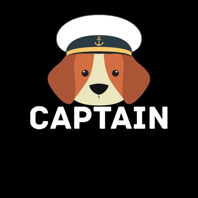 Capitaine Mon Bateau Mes Règles Chien