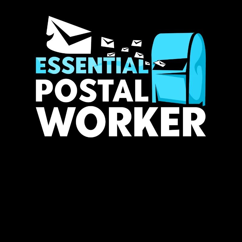 Systemrelevanter Postbote Briefträger Zusteller