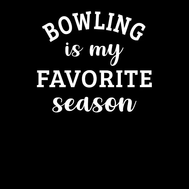 Bowling ist meine Lieblingssaison Bowling Lover Geschenk