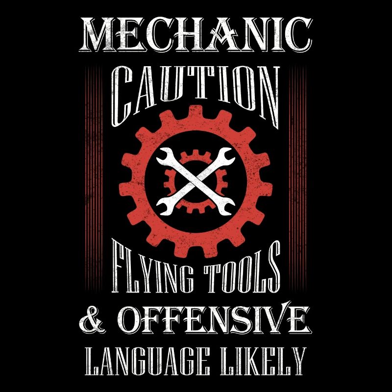 Flying Tools & Offensive Language Likely Mechanic