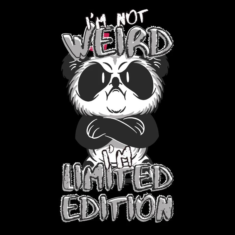 Annoyed Cartoon Panda - Édition Limitée - Dicton