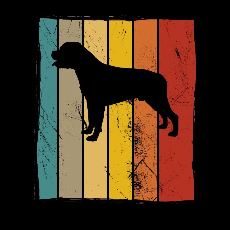 Rottweiler dog lover Retro vintage Gift idea