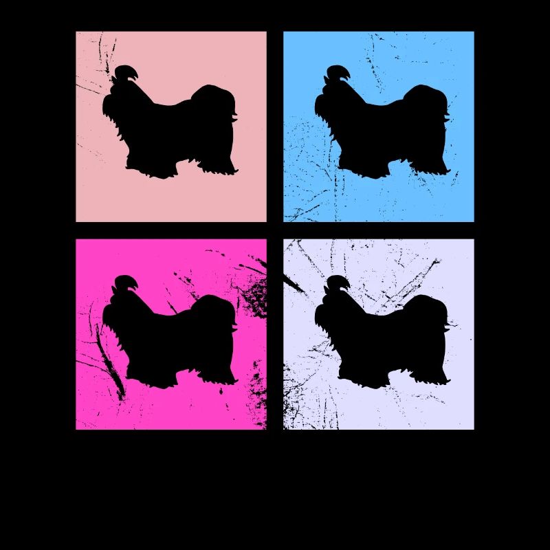 Shih Tzu dog lover Retro vintage Gift idea