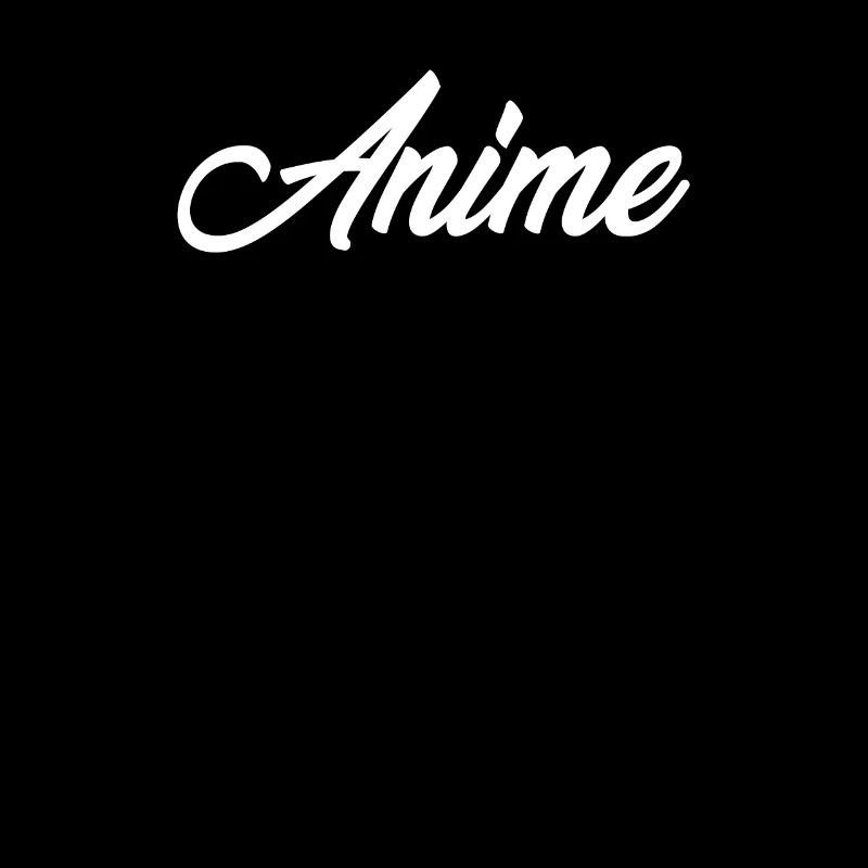 ANIME CURSIVE TEXT NOVELTY HOBBY