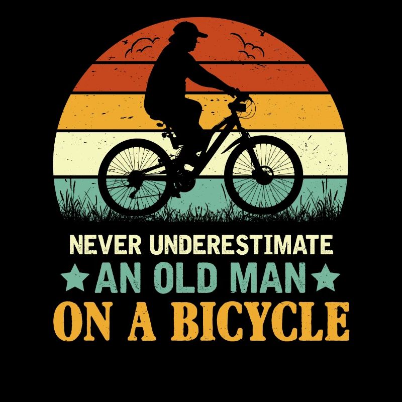 Never Underestimate An Old Man On A Bicycle