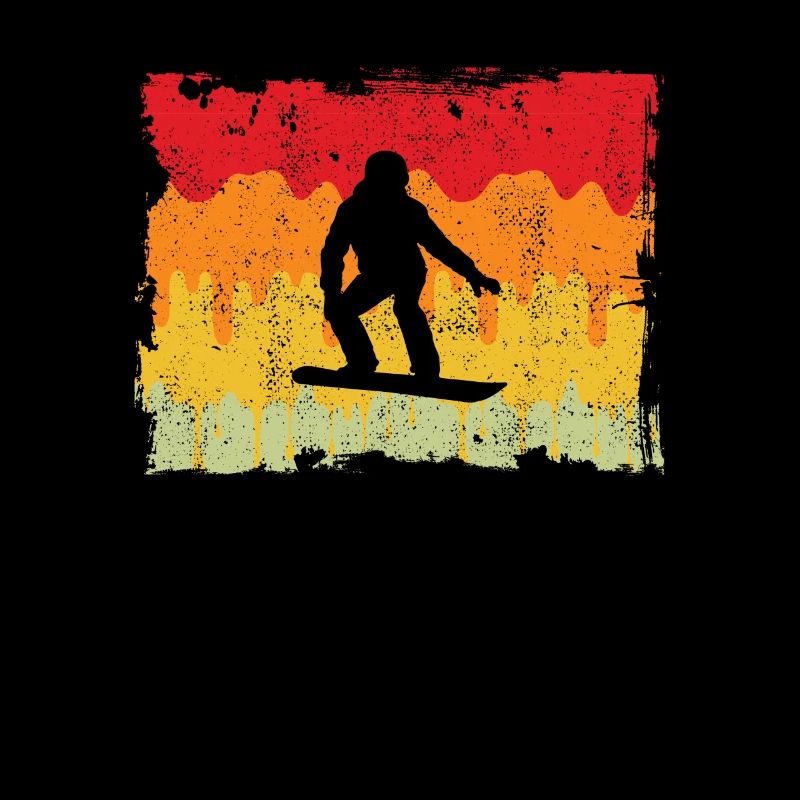 Snowboarding Retro