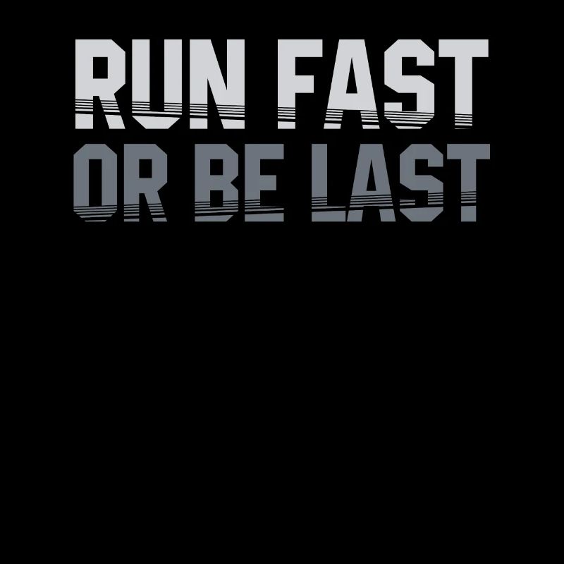 Schnell laufen oder der letzte Läufer sein