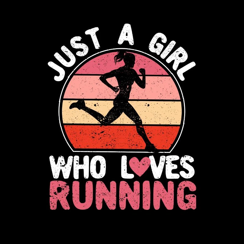 Mädchen Leichtathletik Jogging Liebe