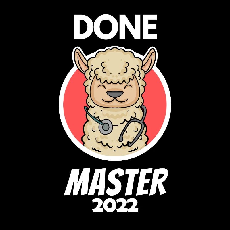 Geschafft Master Abschluss Geschenk