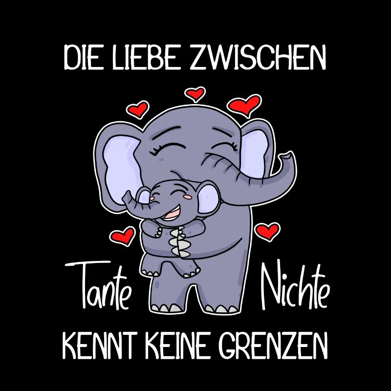 Tante und Nichte Bindung Beste Freunde Elefanten