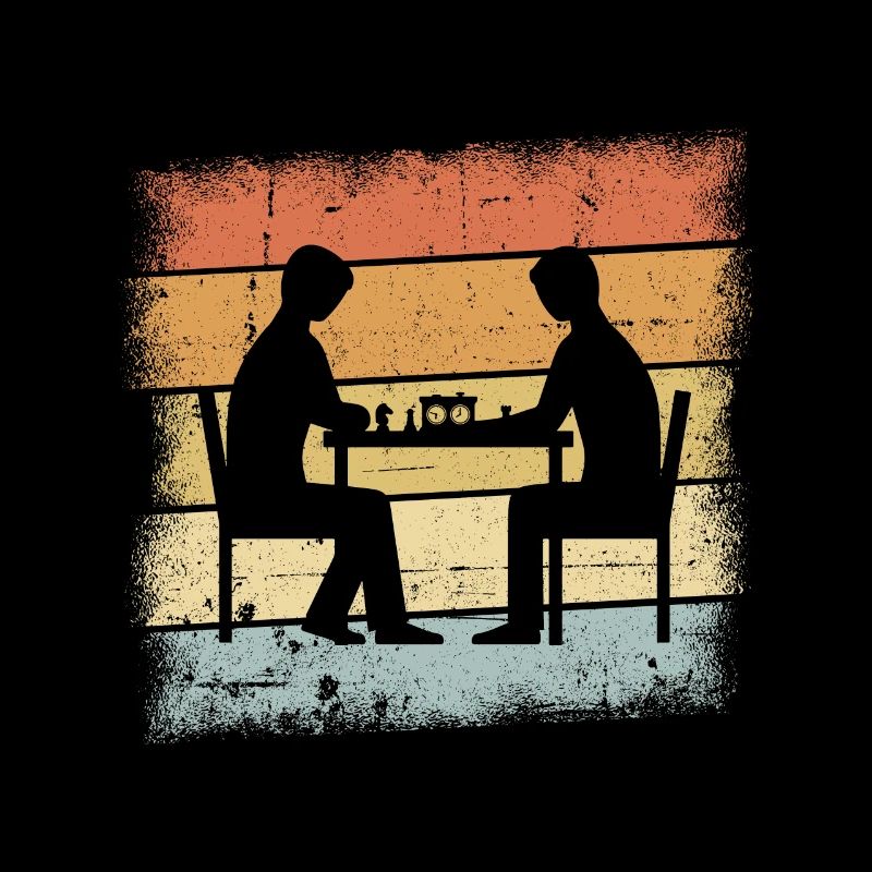 Chess Game Retro Design